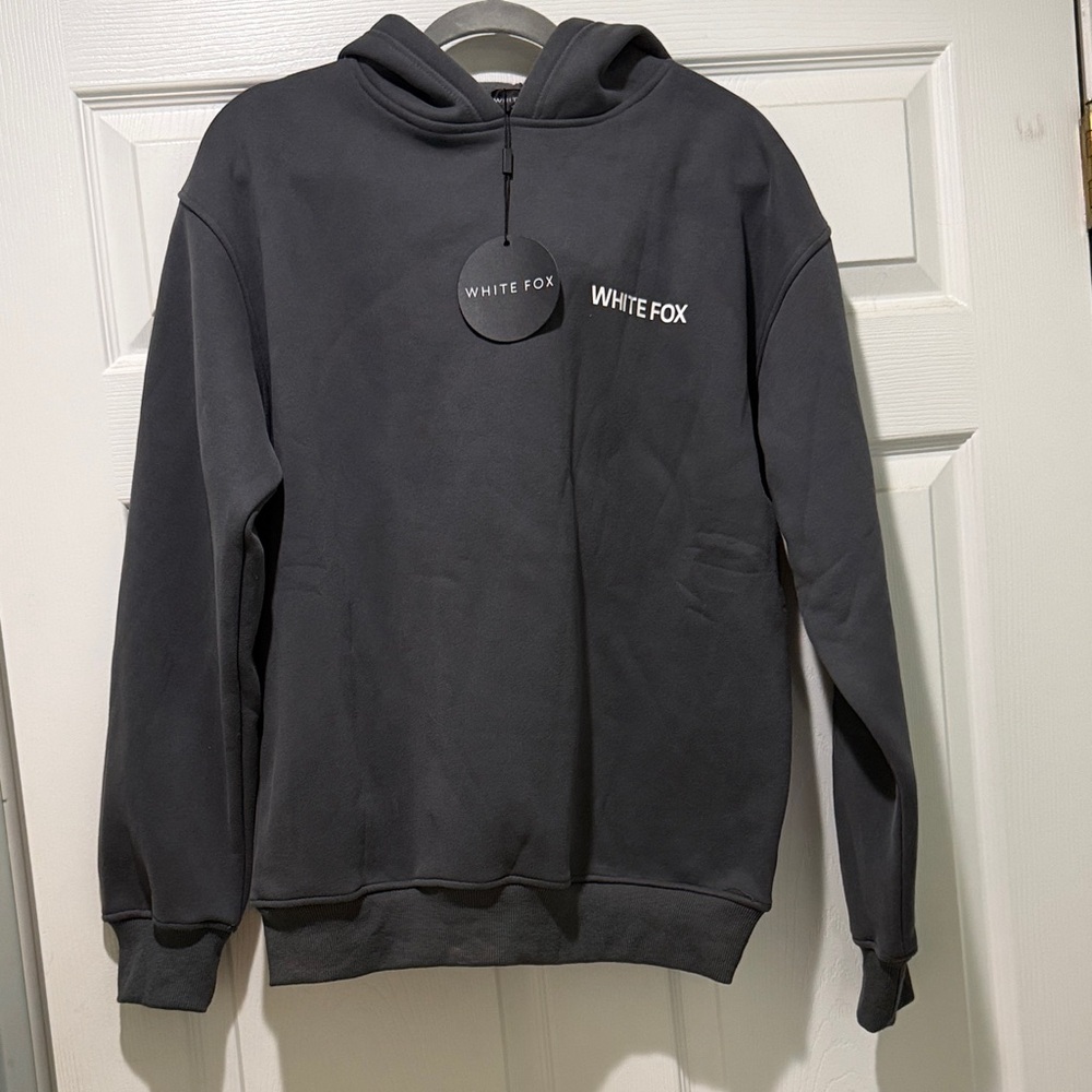 White Fox Boutique Volcanic Charcoal Oversized Hoodie